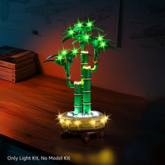 Kyglaring lighting kit transforms the 10344 display into a vibrant showpiece