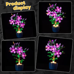 Kyglaring Lego Hibiscus 10372 light kit provides a durable, steady glow.