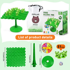 kykake Frog Balance 50 frogs, colorful pieces to boost counting and fine motor skills.