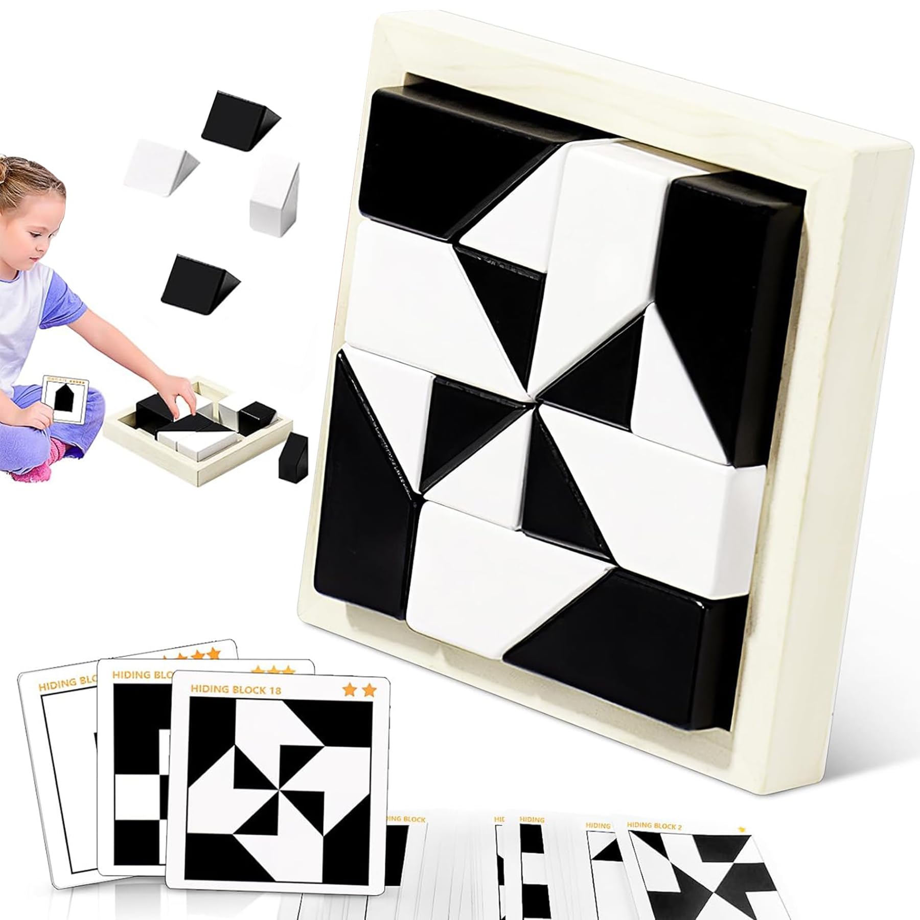 kykake Puzzle Blocks in action showing 3D assembly and spatial skill development.