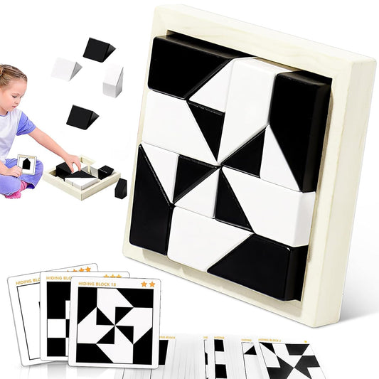 kykake Puzzle Blocks in action showing 3D assembly and spatial skill development.
