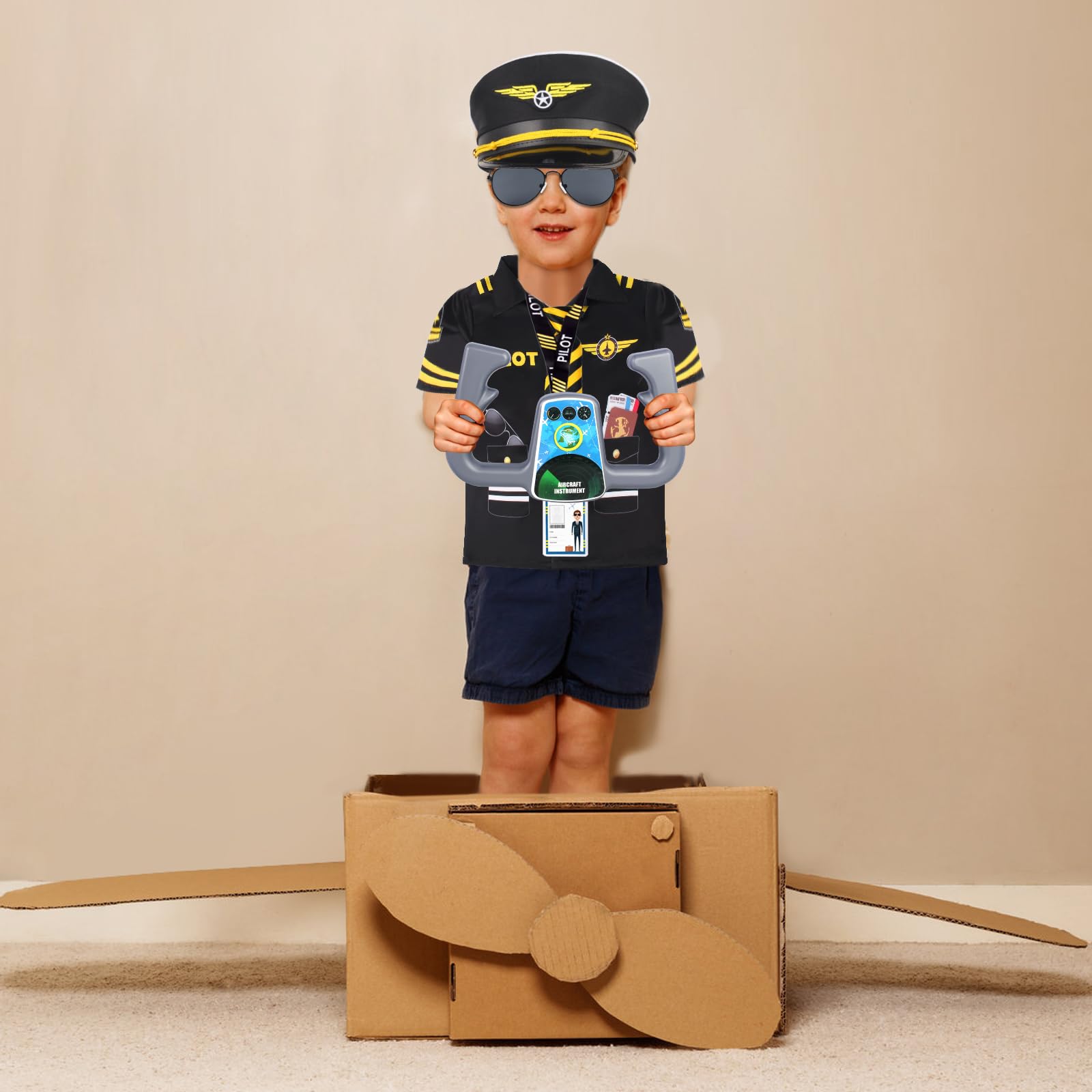 Kyson complete pilot costume set for Halloween and school events