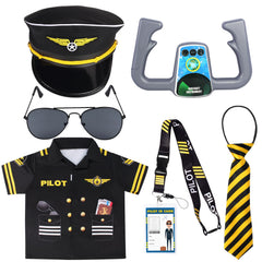 Kyson pilot hat for durable pretend play and authentic look