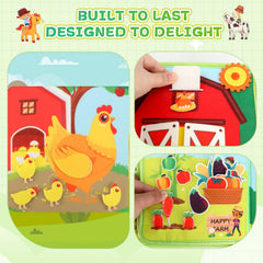 Kyteazr Busy Book is a thoughtful gift for 1-3 year olds at birthdays.