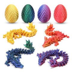 KZPPZ dragon eggs colorful set showing closed shells for kids' play