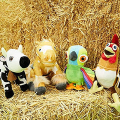 Durable toy for bedtime stories and imaginative farm adventures.