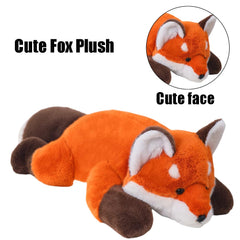 Labauxite Fox Plush Pillow serves as a comforting sleep companion.