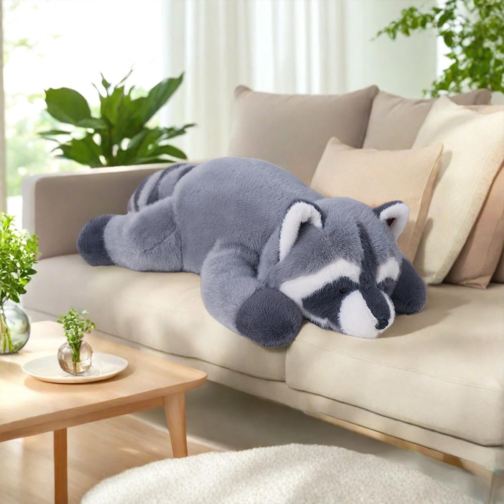 Labauxite raccoon plush packaging ready as a gift
