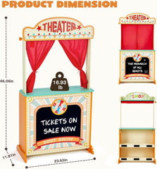 Lemonade stand feature on Labebe theater encouraging pretend play and role play