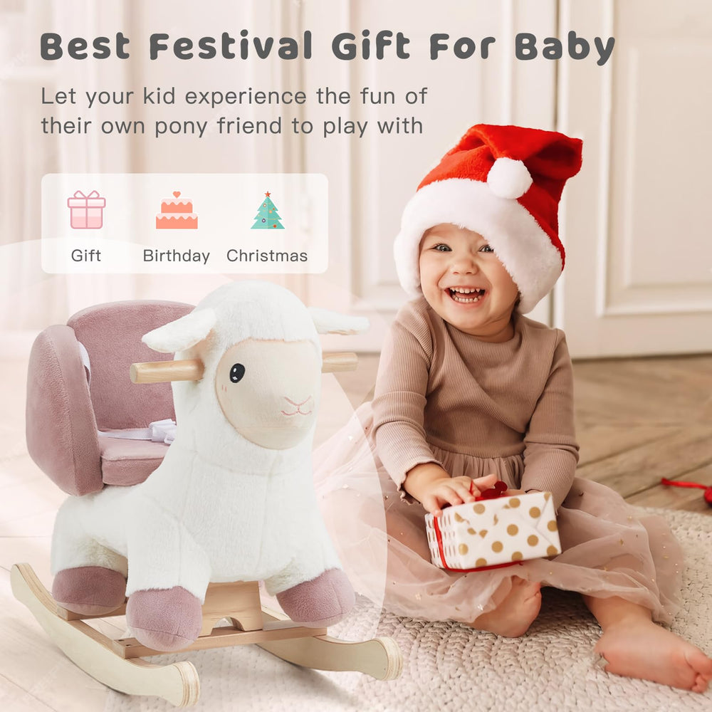Gift-ready Labebe packaging showing a ready-to-gift rocking horse.