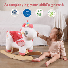 Gift-ready Labebe unicorn rocker ideal for celebrations.