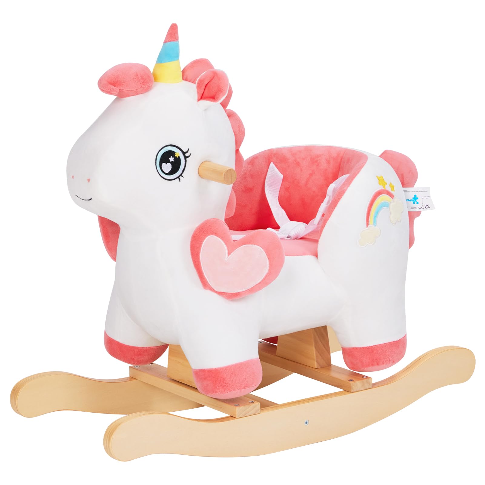 Labebe packaging box for the unicorn rocking horse gift.