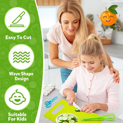 Labeol serrated-knives cut softly, reducing hand strain during practice.