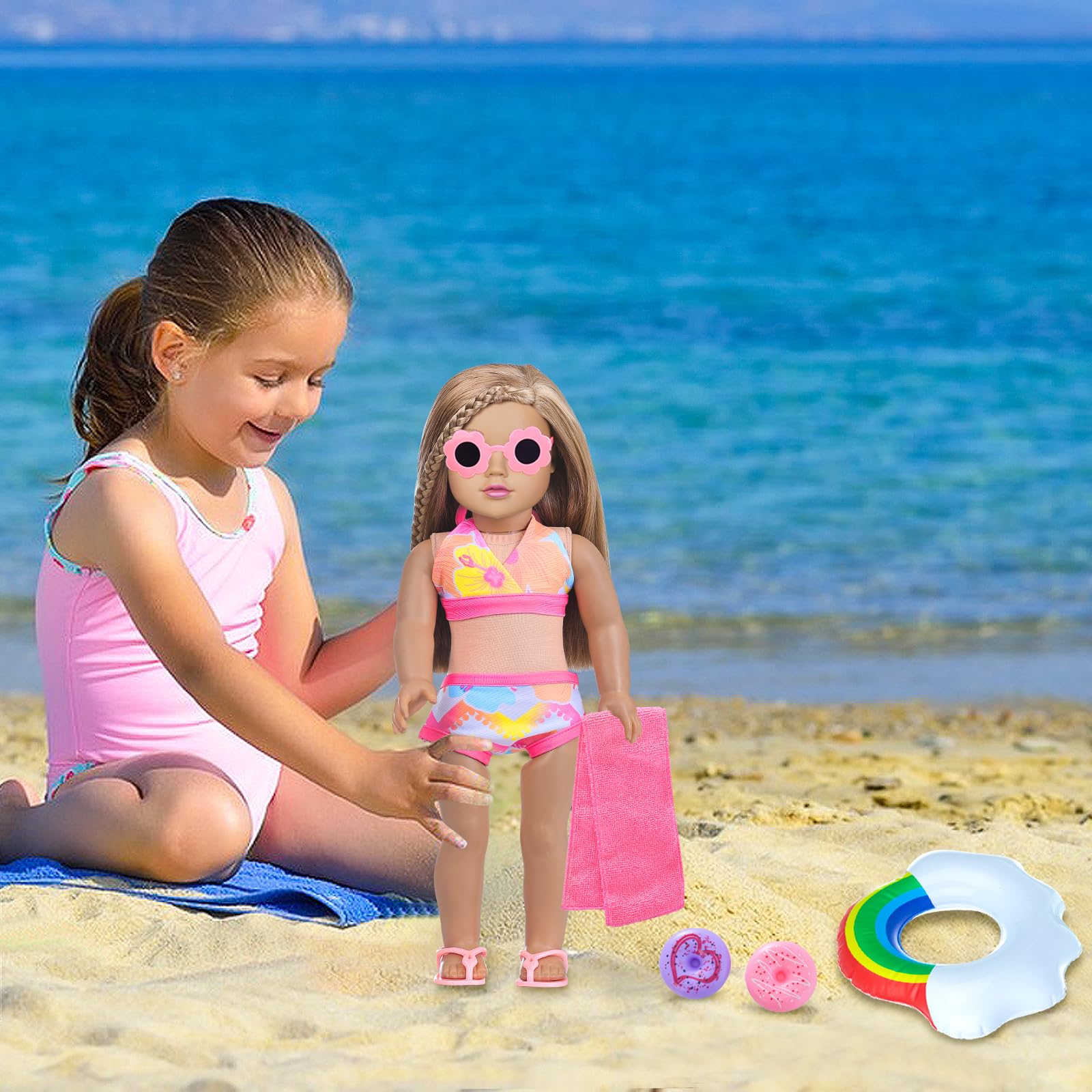 Labooboo accessory pack helps complete 18-inch doll outfits.