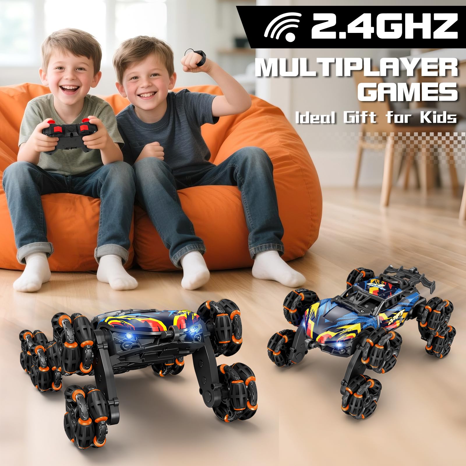 LACCHOUFEE durable ABS chassis resists bumps and drops during shocks.