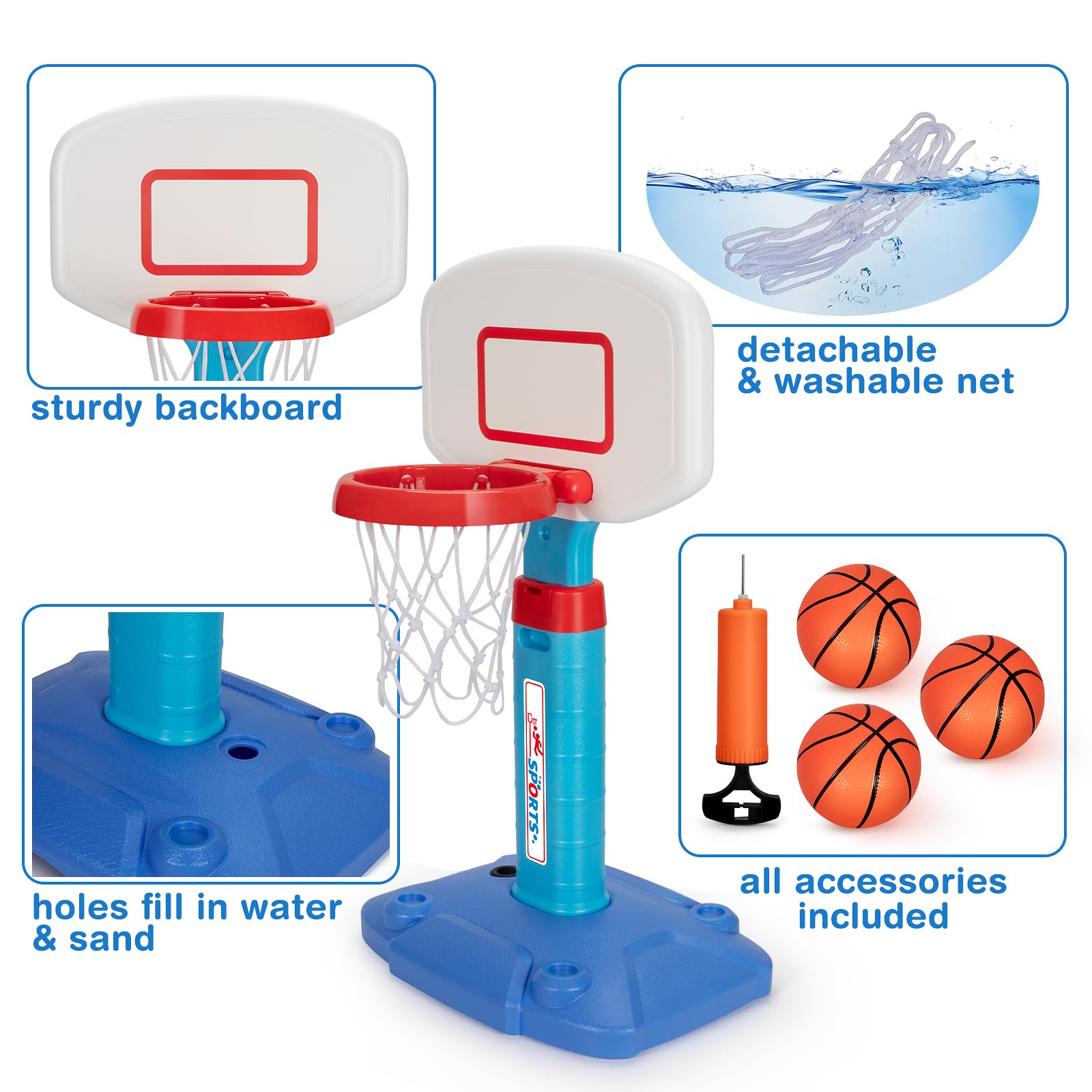 LACCHOUFEE height-adjustable rod grows with your child.