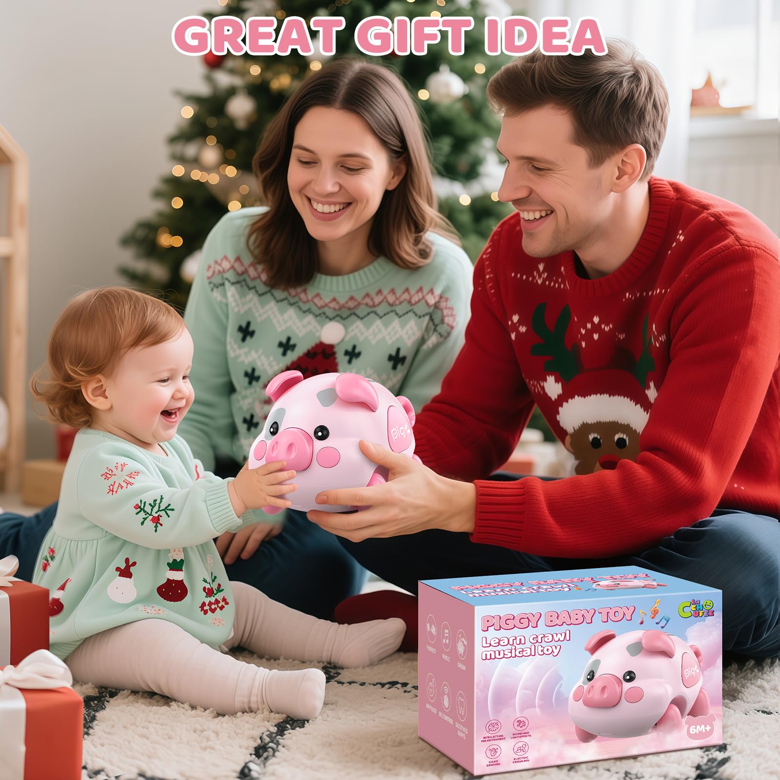 LACCHOUFEE Piggy Toy makes a thoughtful screen-free gift for growing toddlers.