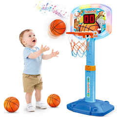 LACCHOUFEE toddler hoop assembly for quick setup and playtime indoors