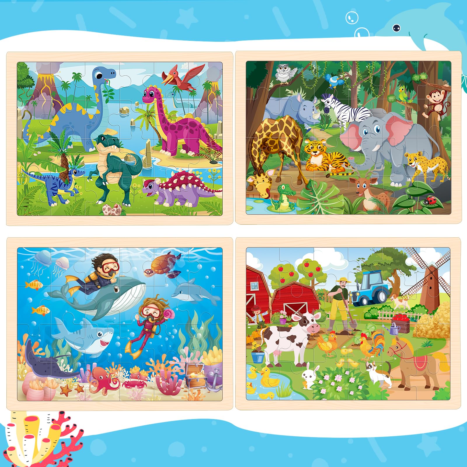 LACCHOUFEE wooden excavator puzzle enhances fine motor practice