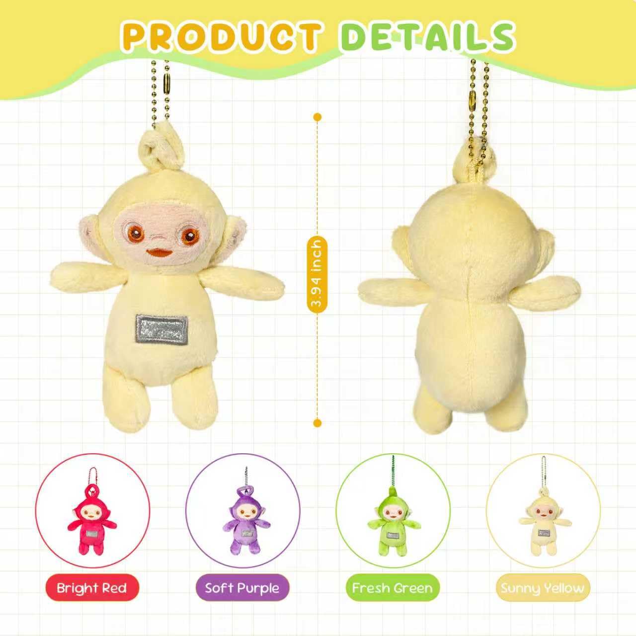 Lacioun Teleatuandbbies plush stitching detail adds charm and longevity.