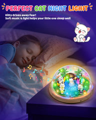 Laclun family crafting session with cat toy kit