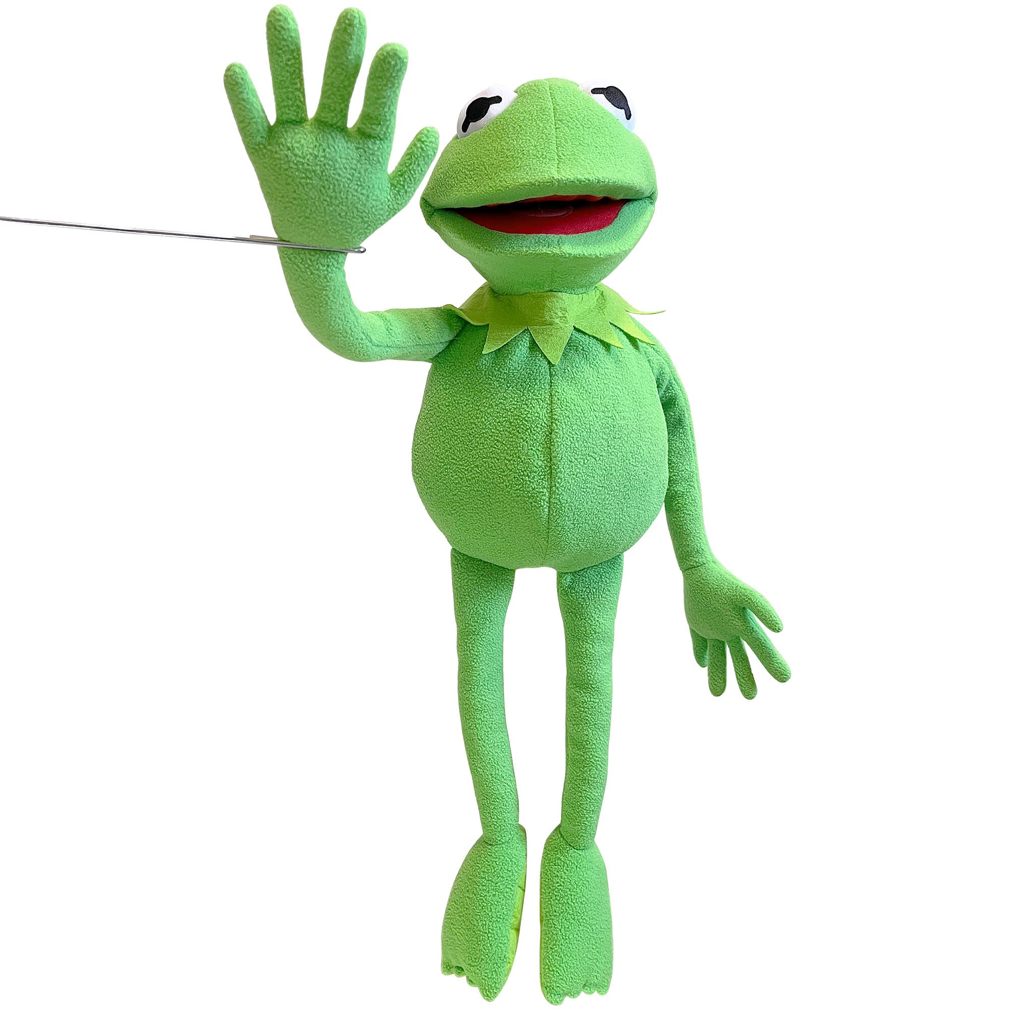 Lacroky Kermit Frog Puppet soft body for gentle hugs.