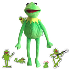Lacroky Kermit hand puppet ideal for children’s play and imaginative scenes.
