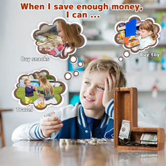Ladenk Christmas gift piggy bank with initial L for personal charm.