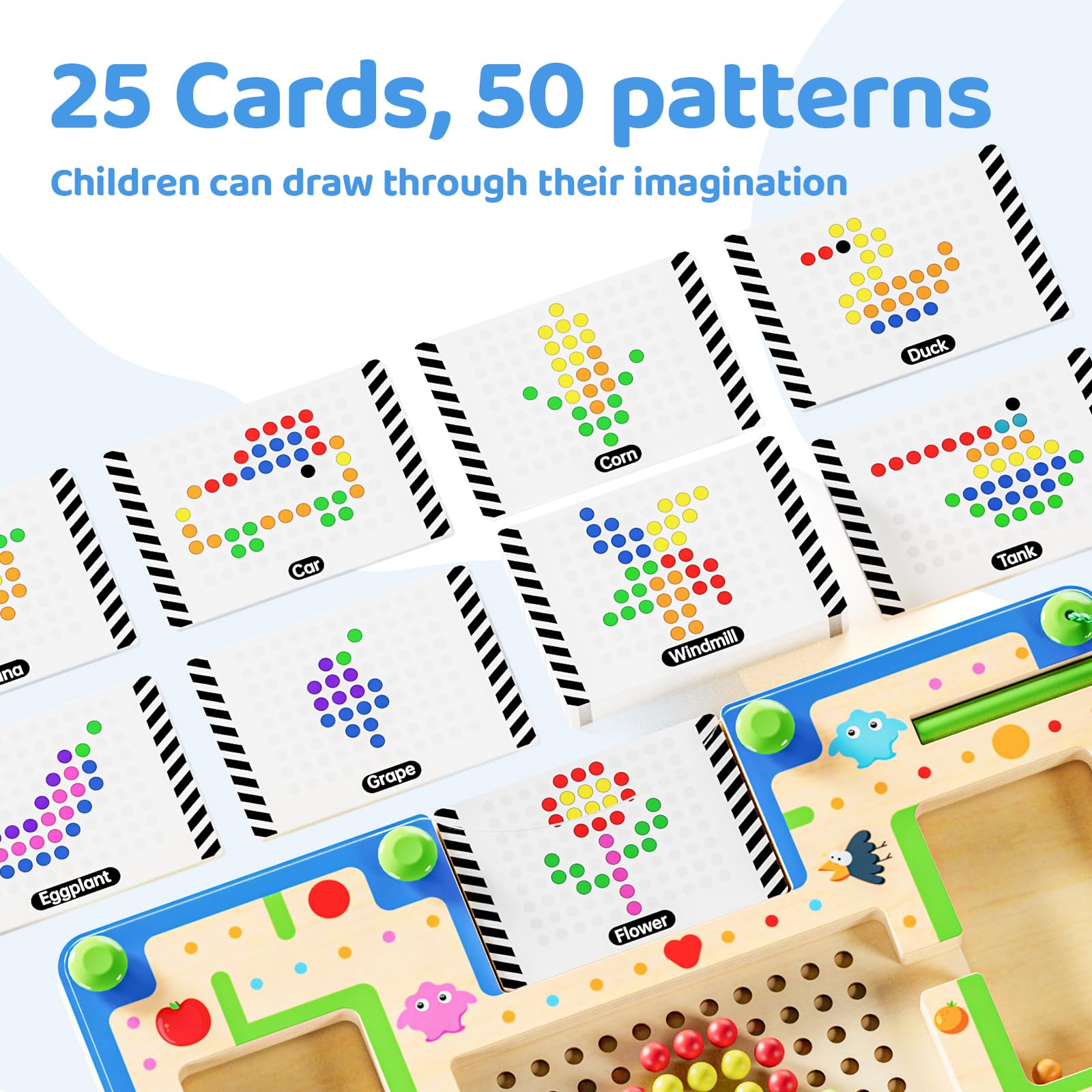 LADFAR color and number match scene highlights early math and color recognition.