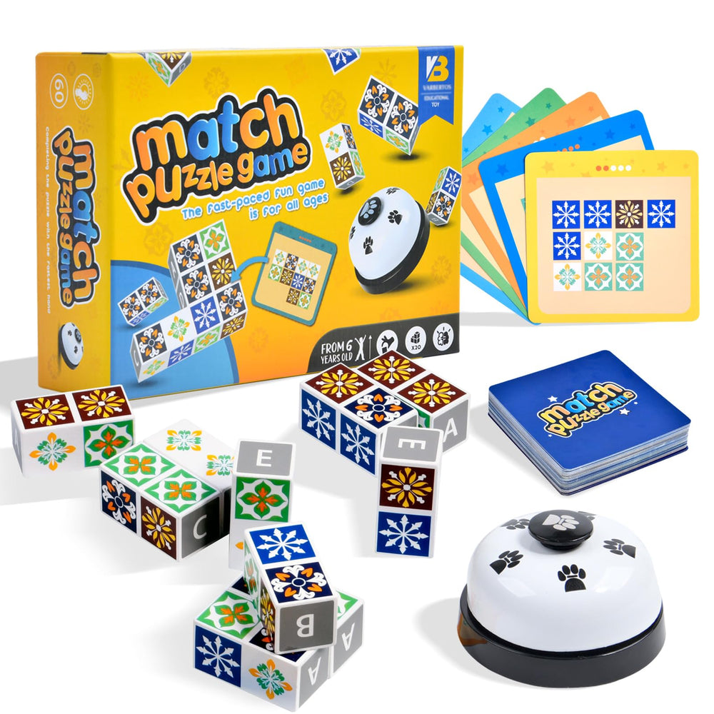 LADVATKIN wooden match puzzle game close-up showing tactile blocks for focus and bonding