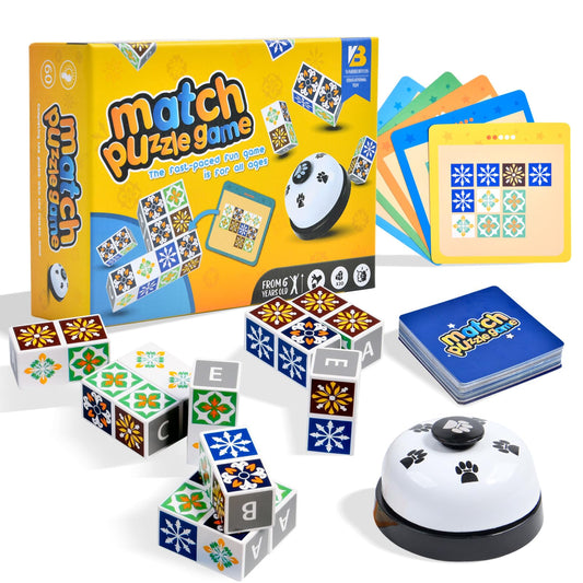 LADVATKIN wooden match puzzle game close-up showing tactile blocks for focus and bonding