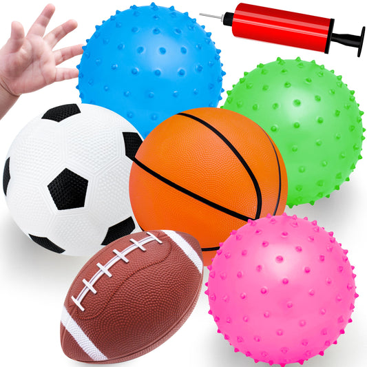 Ladwon Kids Ball basketball: soft, durable outdoor toy for toddlers.