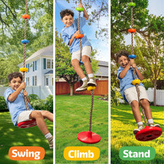 LÆGENDARY Tree Swing includes a 2.6 ft tree strap for easy mounting.
