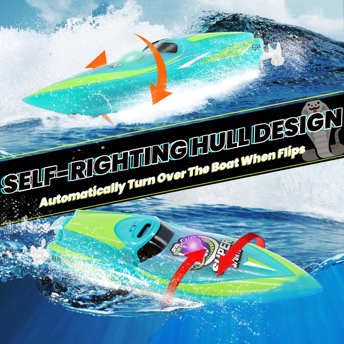 LAFALA compact boat is easy to operate for kids ages 8-12