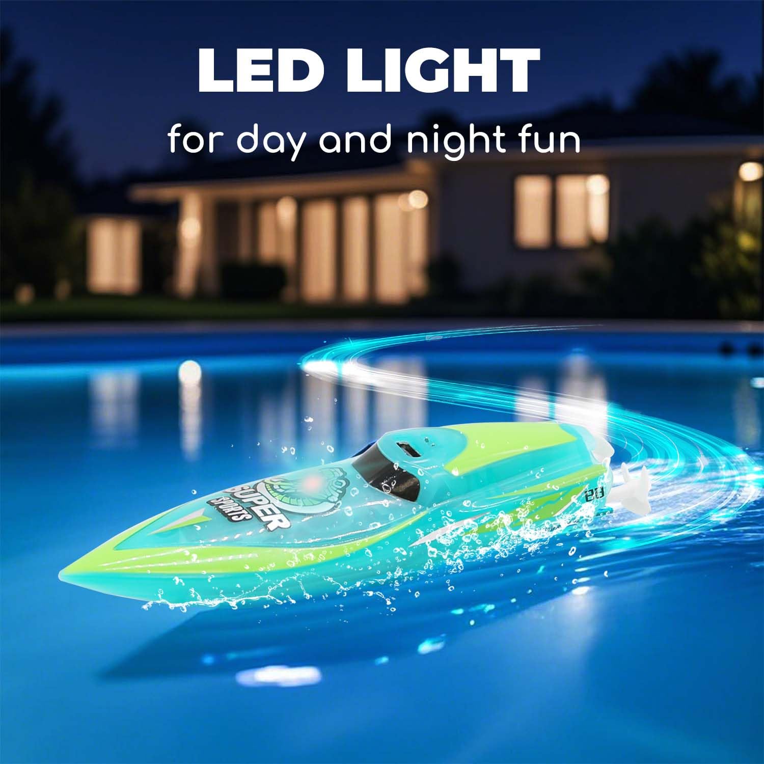 LAFALA waterproof design ready for bathtub, pool, or pond water play