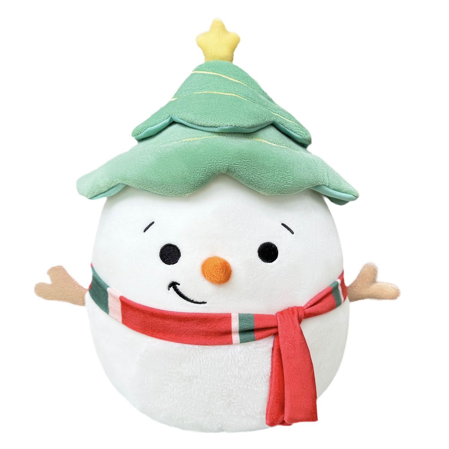 LAIDFUN Snowman Noel plush with tree hat adds festive decor to shelves