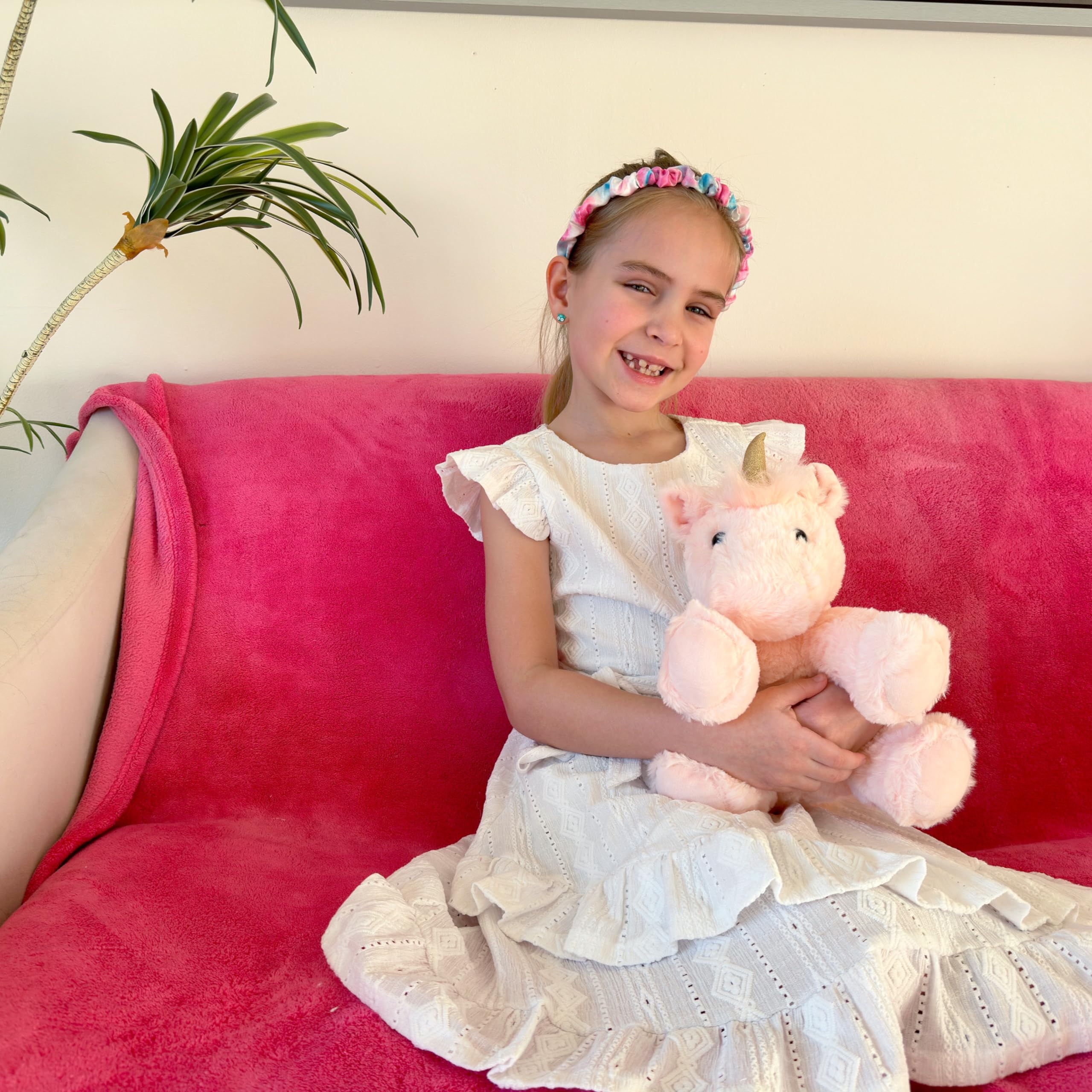 Laila and Lainey unicorn plush makes a perfect birthday gift.