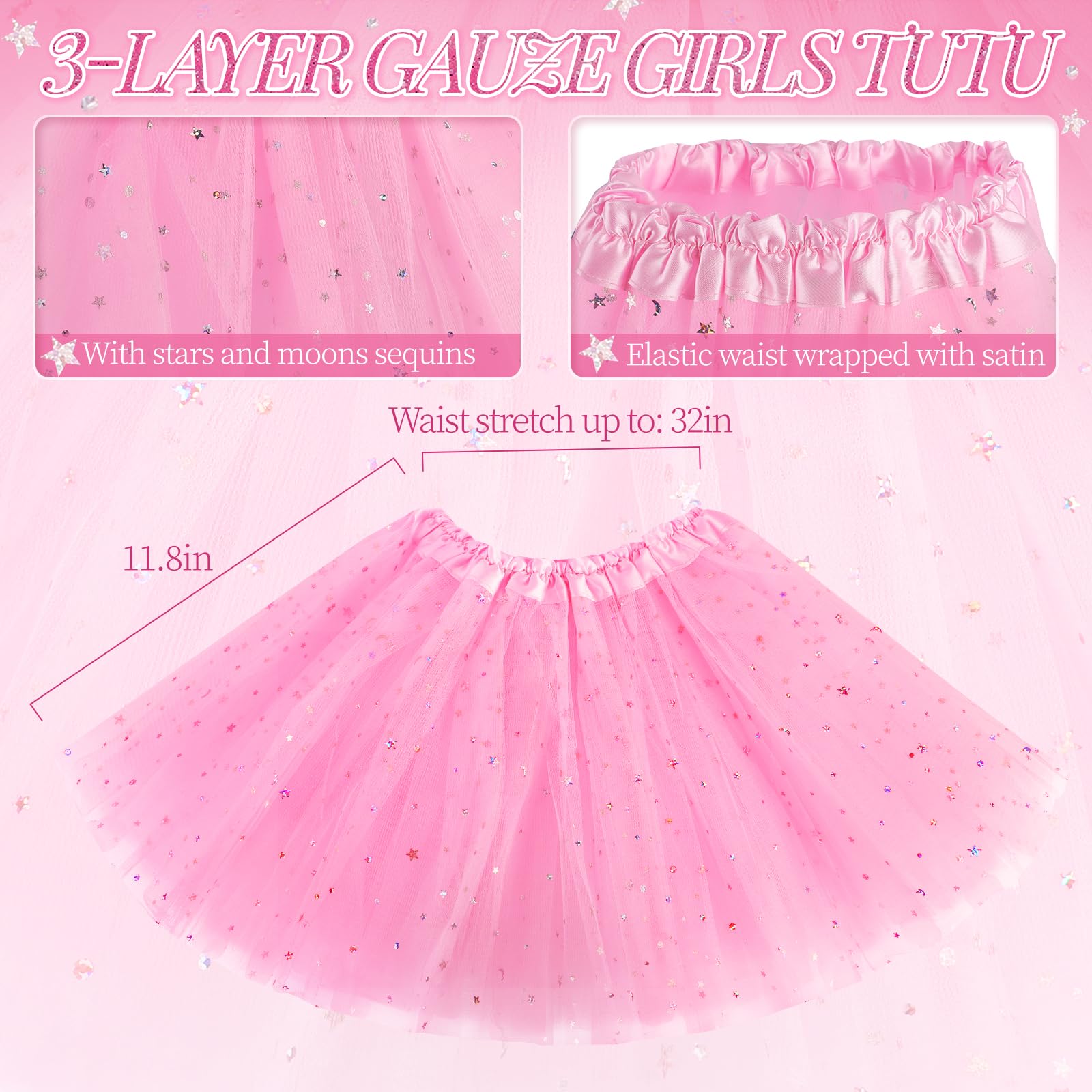 Lainlight butterfly headband, double straps ensure secure, comfortable wear.