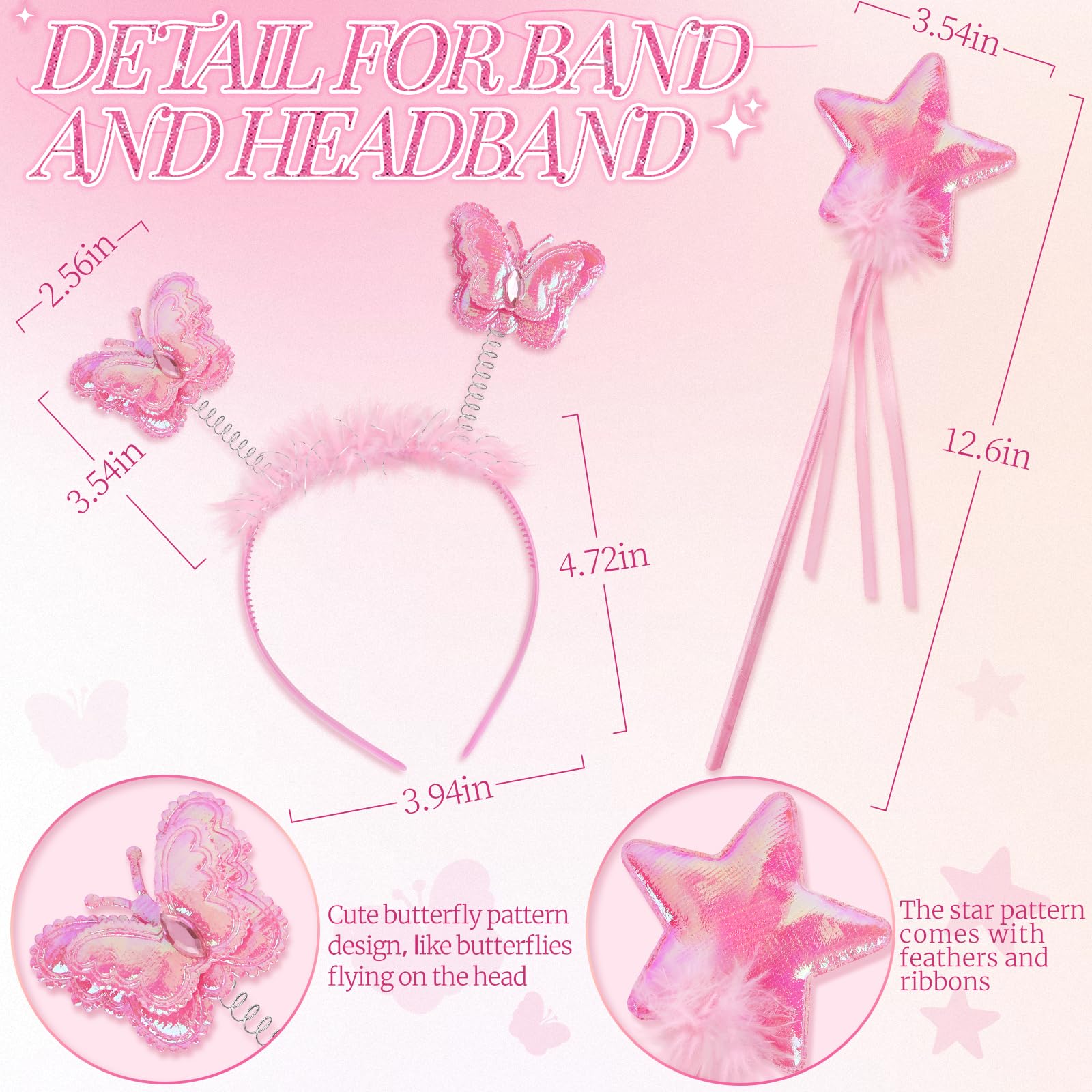 Lainlight fairy wand with star design, adds magical storytelling to pretend play.