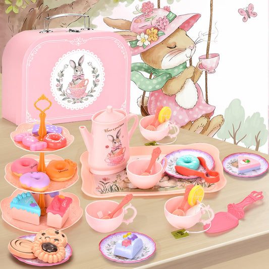 Lajeje Bunny Tea Set cups ready for shared pretend tea with friends