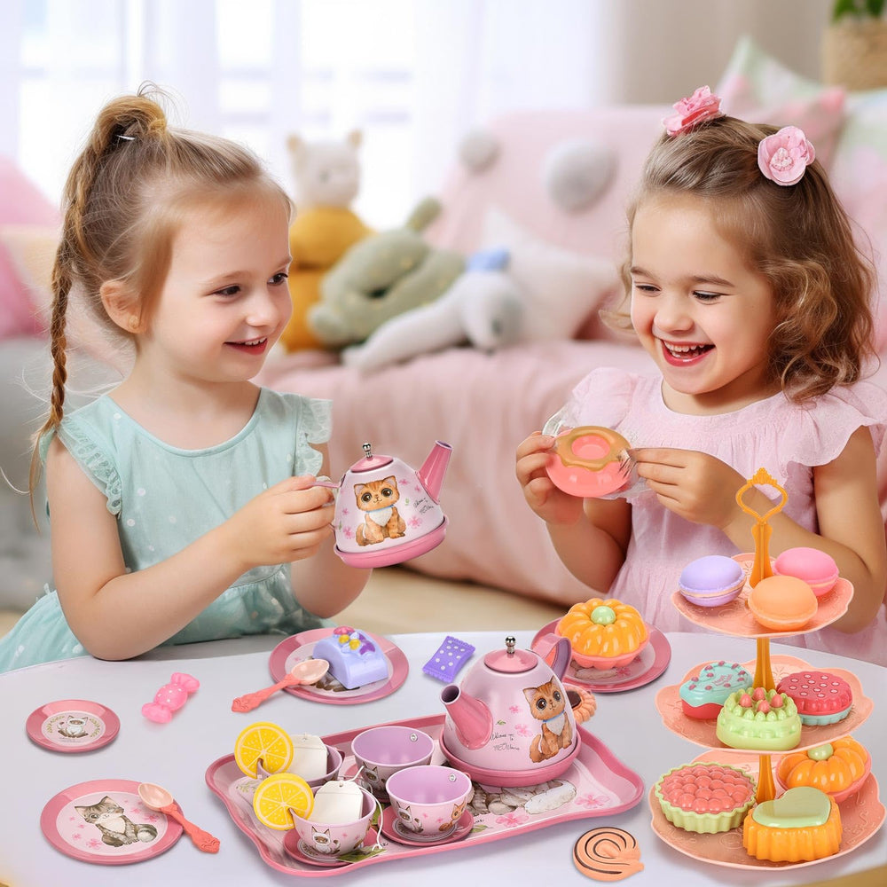 Lajeje Cat Tea Set carrying case for portable playtime
