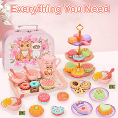 Lajeje Cat Tea Set gift-ready packaging perfect for birthdays and Easter.