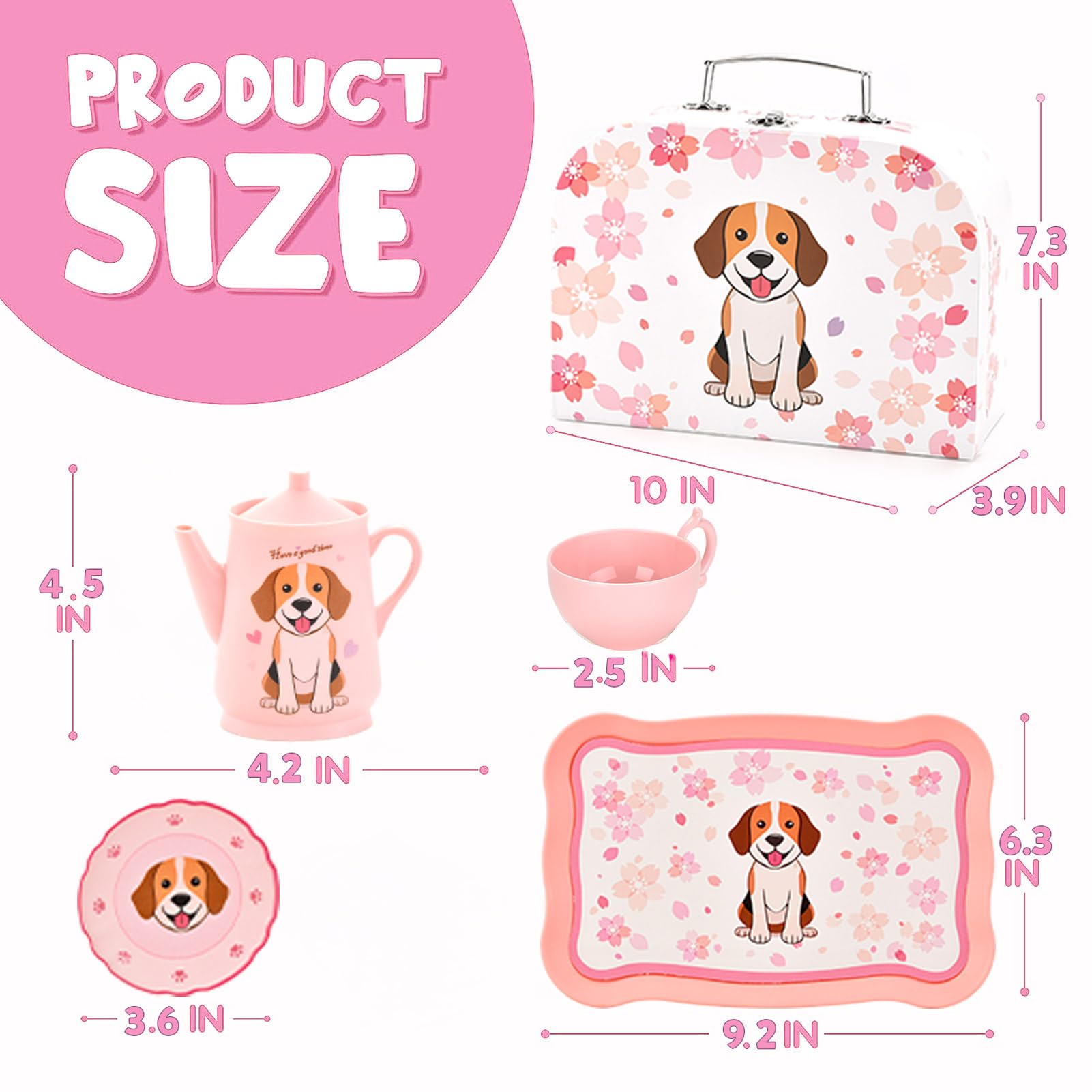 Lajeje Puppy tea party scene encourages collaborative play among friends