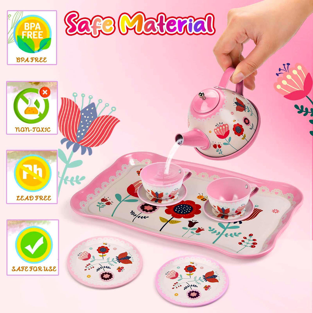Lajeje four plates for kid-sized snack portions at play