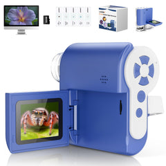 LAKWAR 1000X handheld microscope front view for clear close-ups during science exploration.