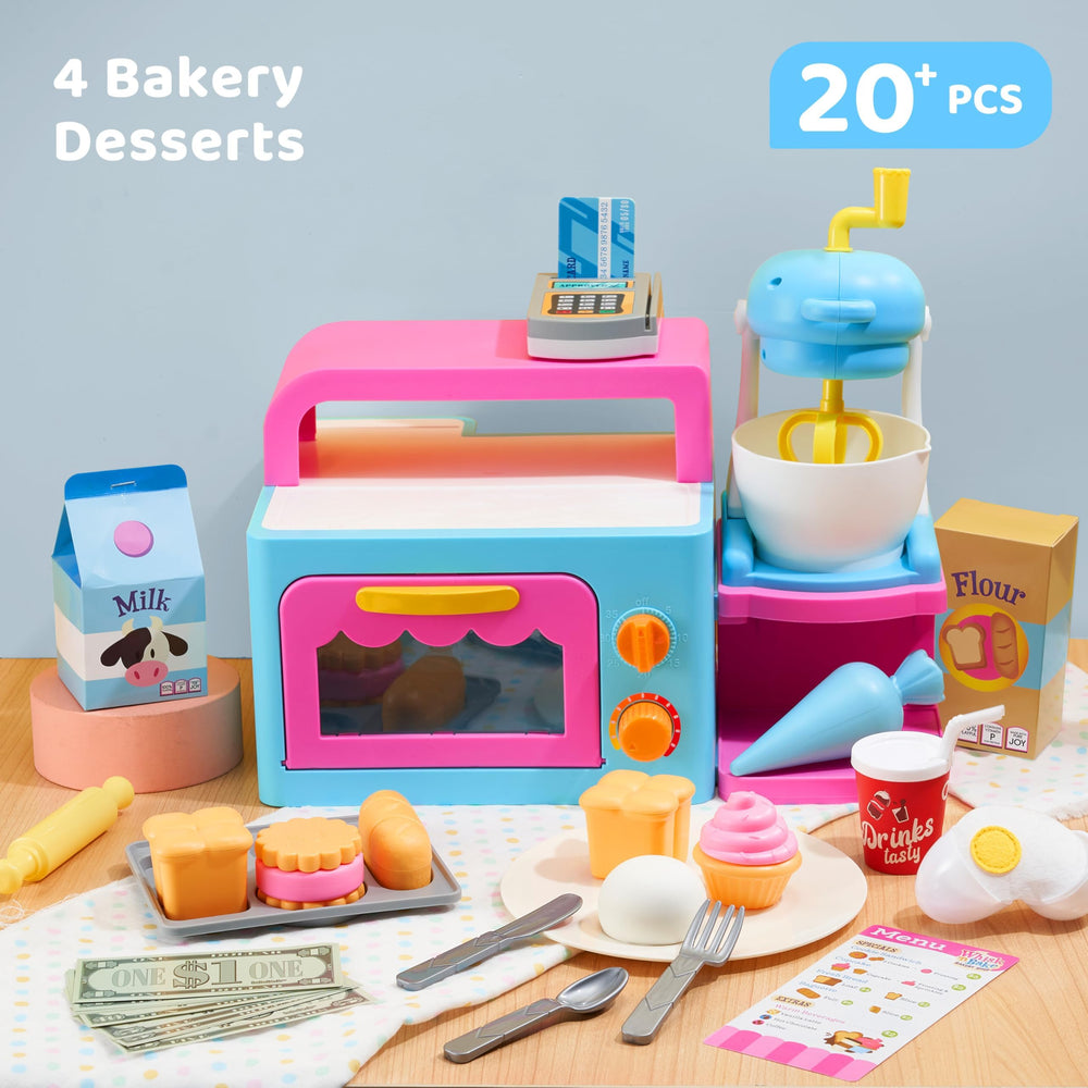 Lalalark bakery store setup invites cooperative play with family