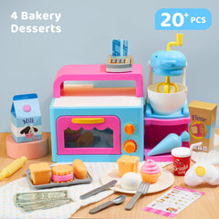 Lalalark bakery store setup invites cooperative play with family