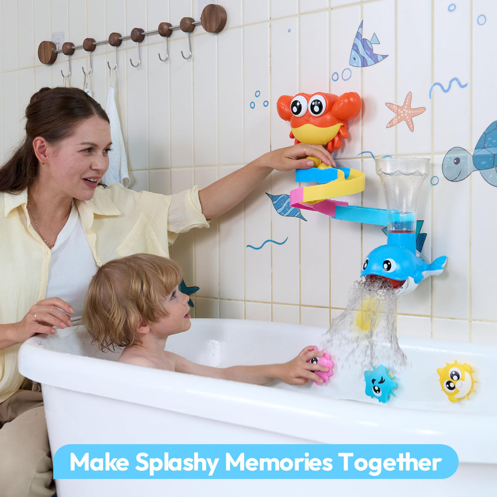 lalalark whale mouth spray feature sprays a ball when pressed.
