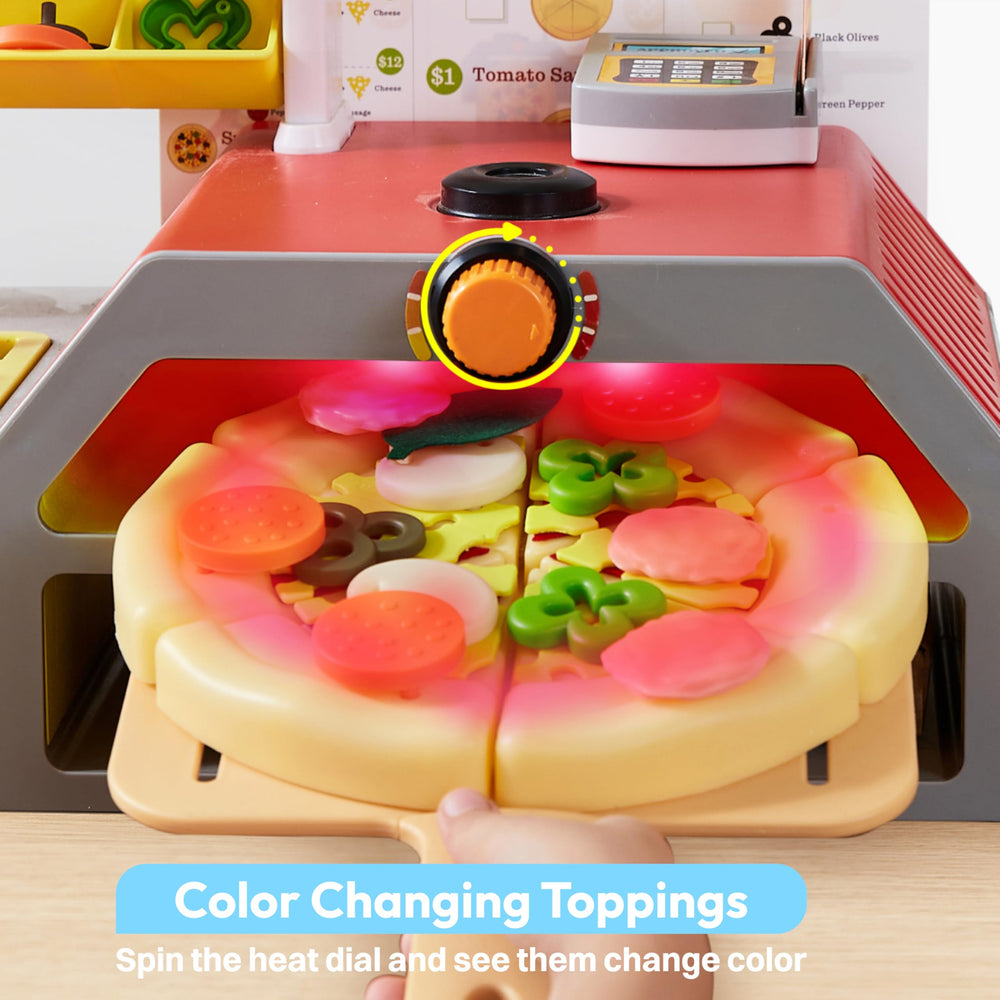 Lalalark color-changing toppings add magic to pizza creations and exploration.