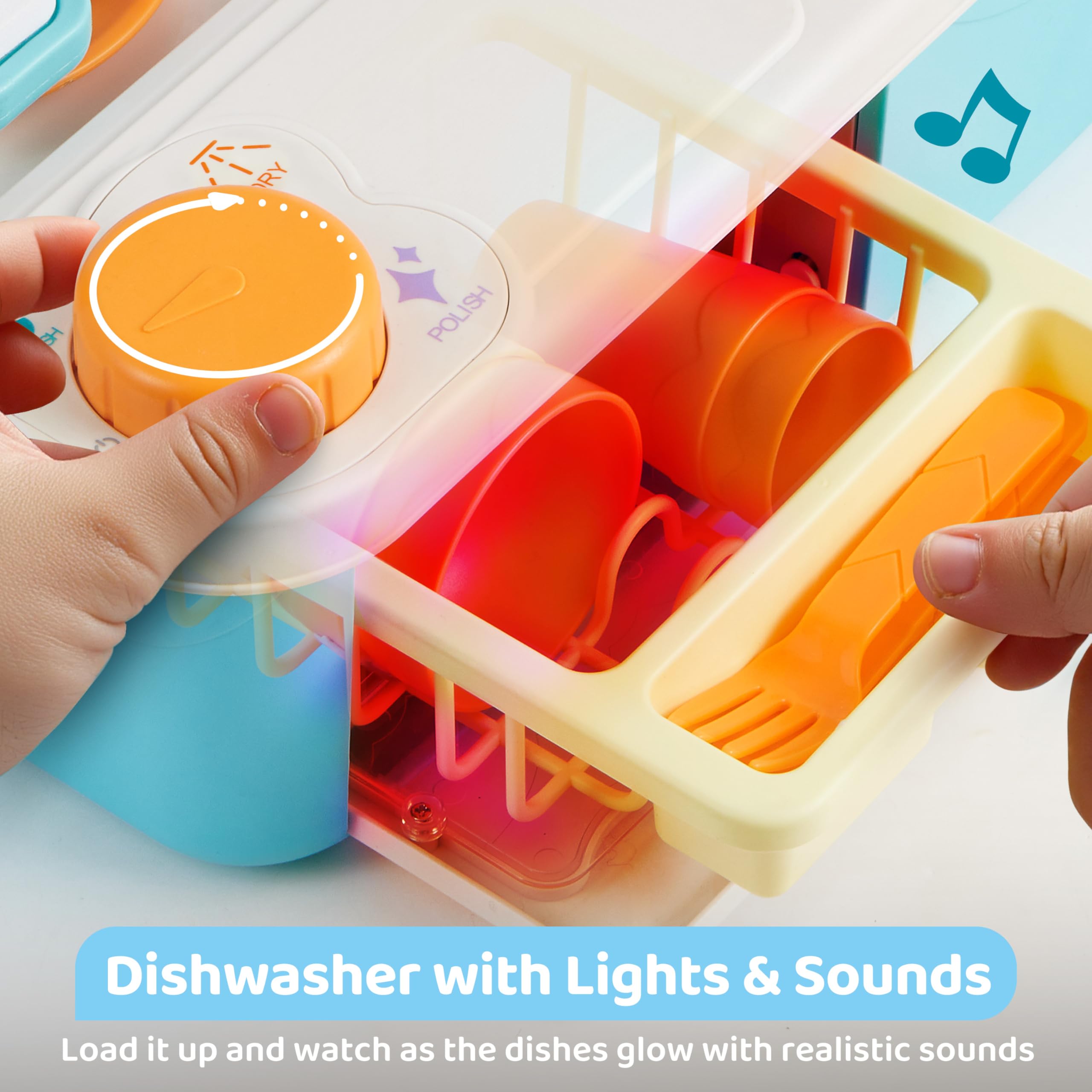 Lalalark color-changing utensils at 95°F enhance sensory play.
